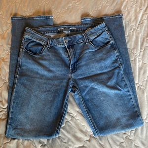 Mid rise bootcut jeans
